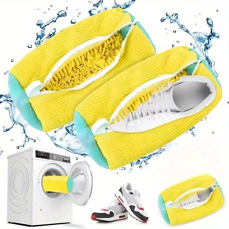 Sneaker Cleaner - Heavy-Duty Shoe Wash Bag, 360° Cleaning