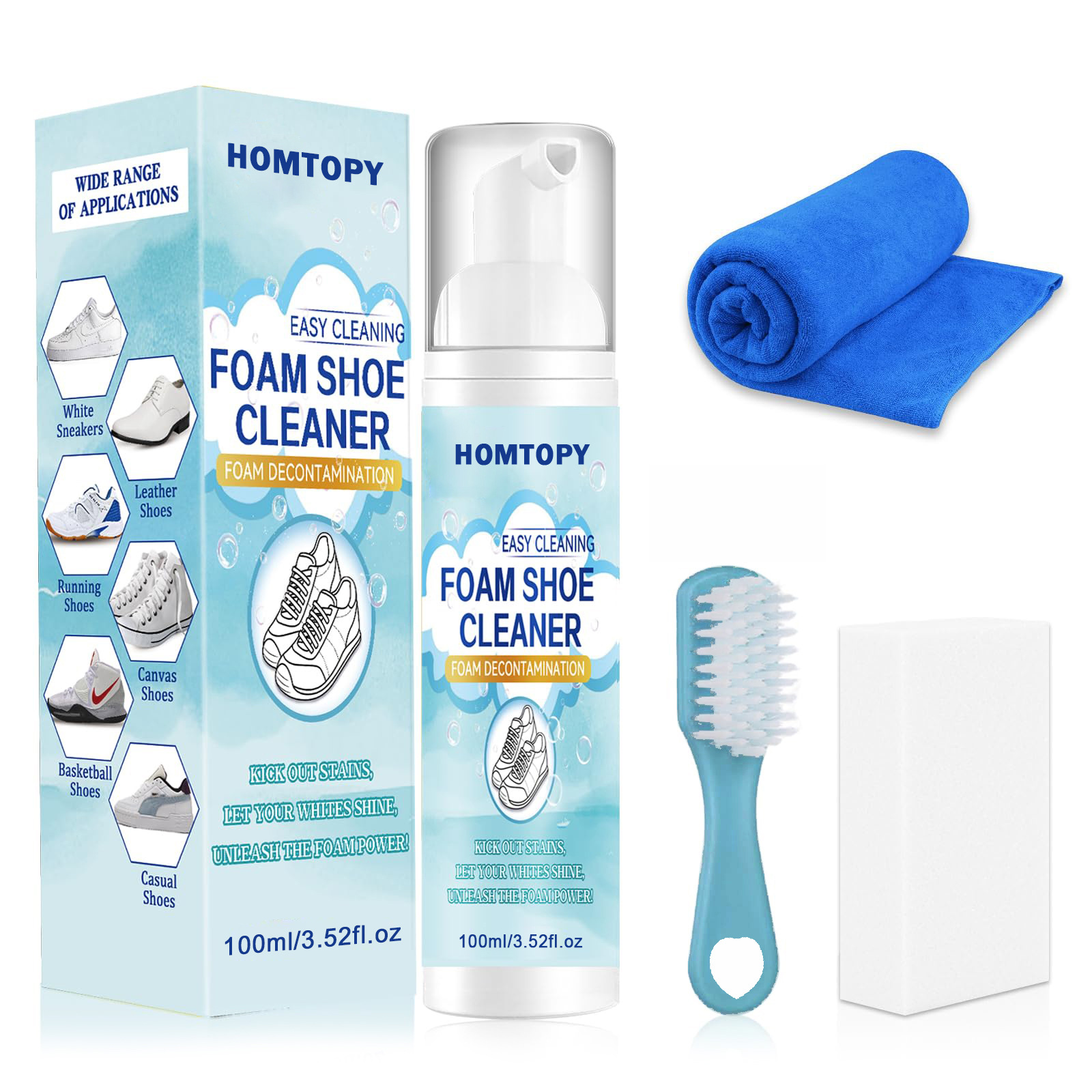 Sneaker Cleaner - Shoe Cleaning Kit,Sneaker cleaner Removes Dirt
