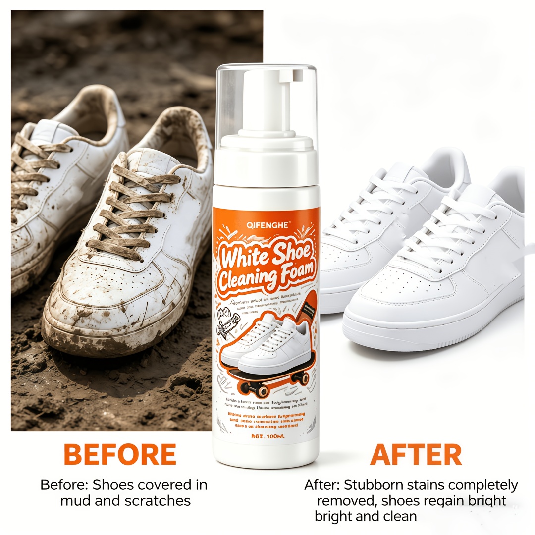 Portable No Rinse White Shoe C - огляд і ціна Sneaker Cleaner