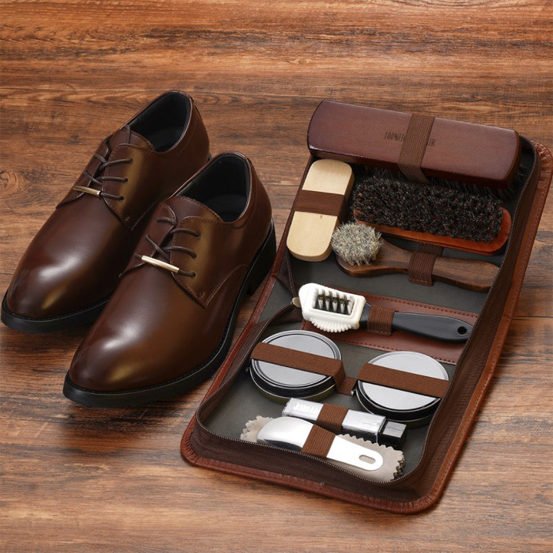 HorseHair Shoe Brush Set Leath - огляд і ціна Sneaker Care Products