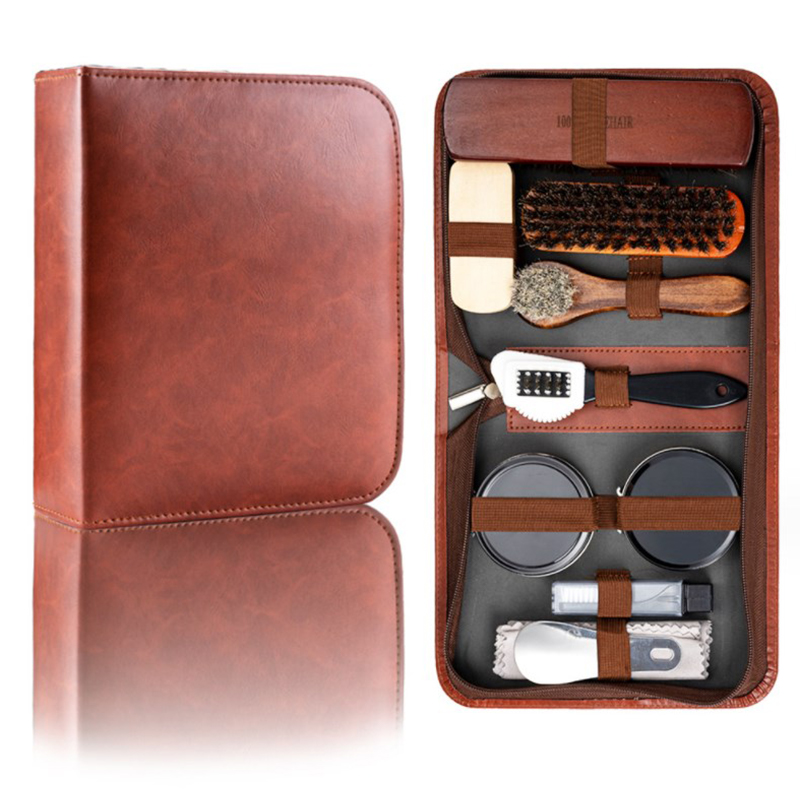 HorseHair Shoe Brush Set Leath - огляд і ціна Sneaker Care Products