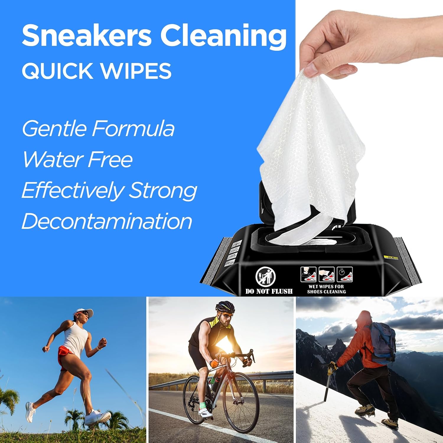 Shoe Wipes 2 Pack 60 Pcs Sneak - огляд і ціна Sneaker Cleaner