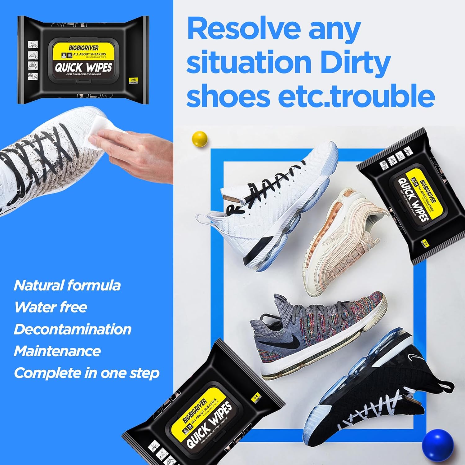 Shoe Wipes 2 Pack 60 Pcs Sneak - огляд і ціна Sneaker Cleaner